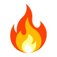 Wysoka kaloryczność ogień